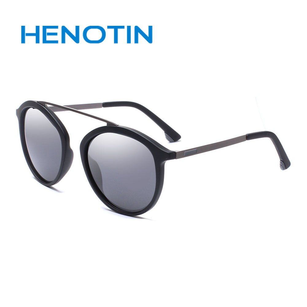 Silver BlackHenotin classic sun glasses for spring hinge rectangular eyeglasses frames Comfortable colorful readers
