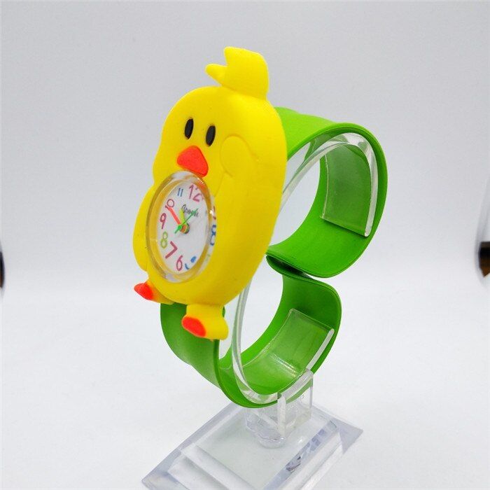 Turkey Watch Children Fashion Kids Watches Green Chicken Children Watch Clock Baby Kid Quartz Wristwatch for Girls Boys Gifts