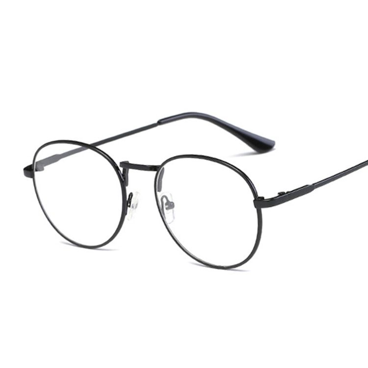 BlackReading Fashion Women Glasses Frame Retro Round Spectacle Transparent Sun Glasses Frame Luxury Female Eyewear
