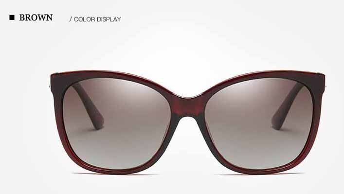 WPG035 Tea PHOTO COLORMIZHO Driving Rhinestone Plastic Womens Sunglasses Polarized Square Summer Fashion Brand Design Female Sun Glasses