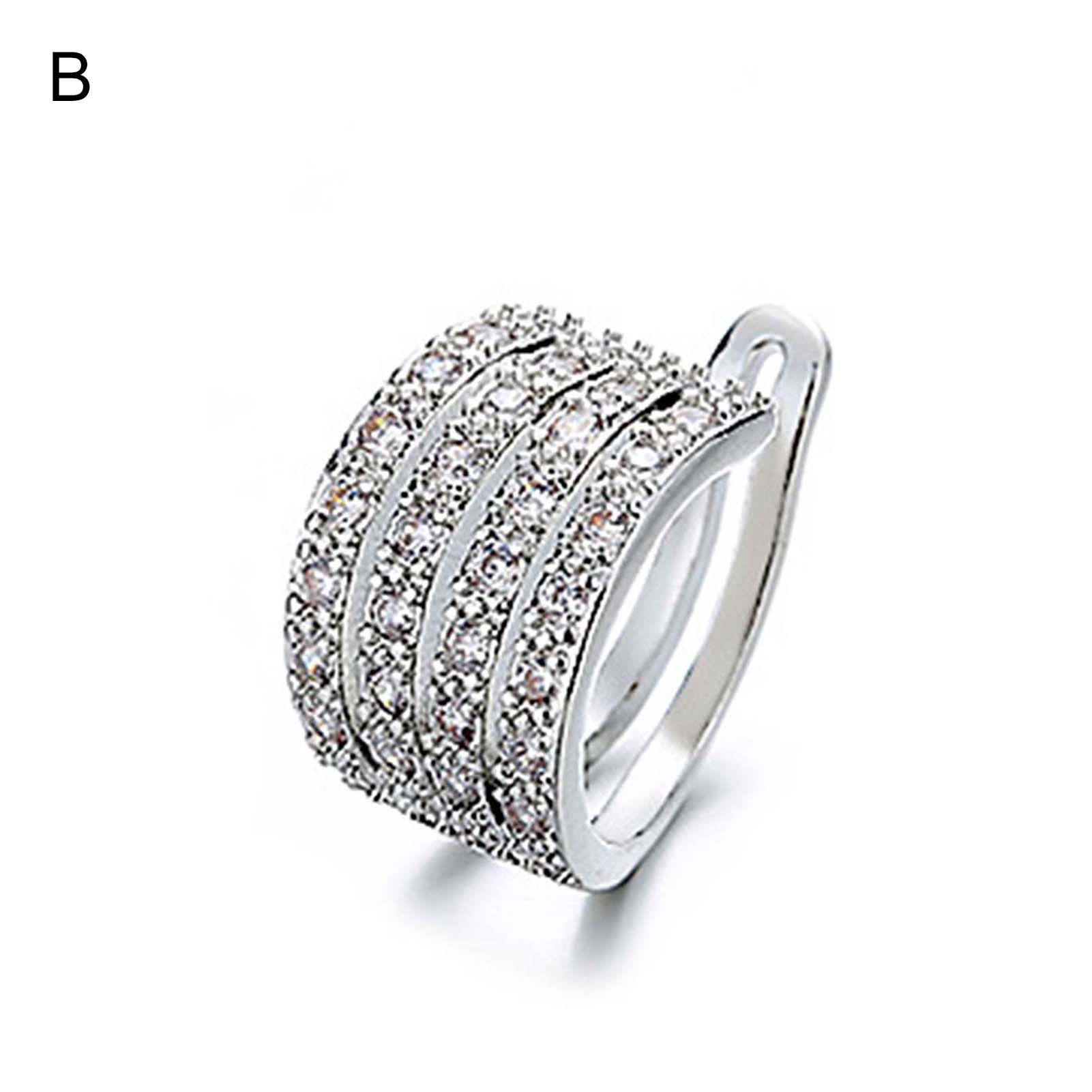 Party Earring Geometric Korean Style Electroplated Clip Earring