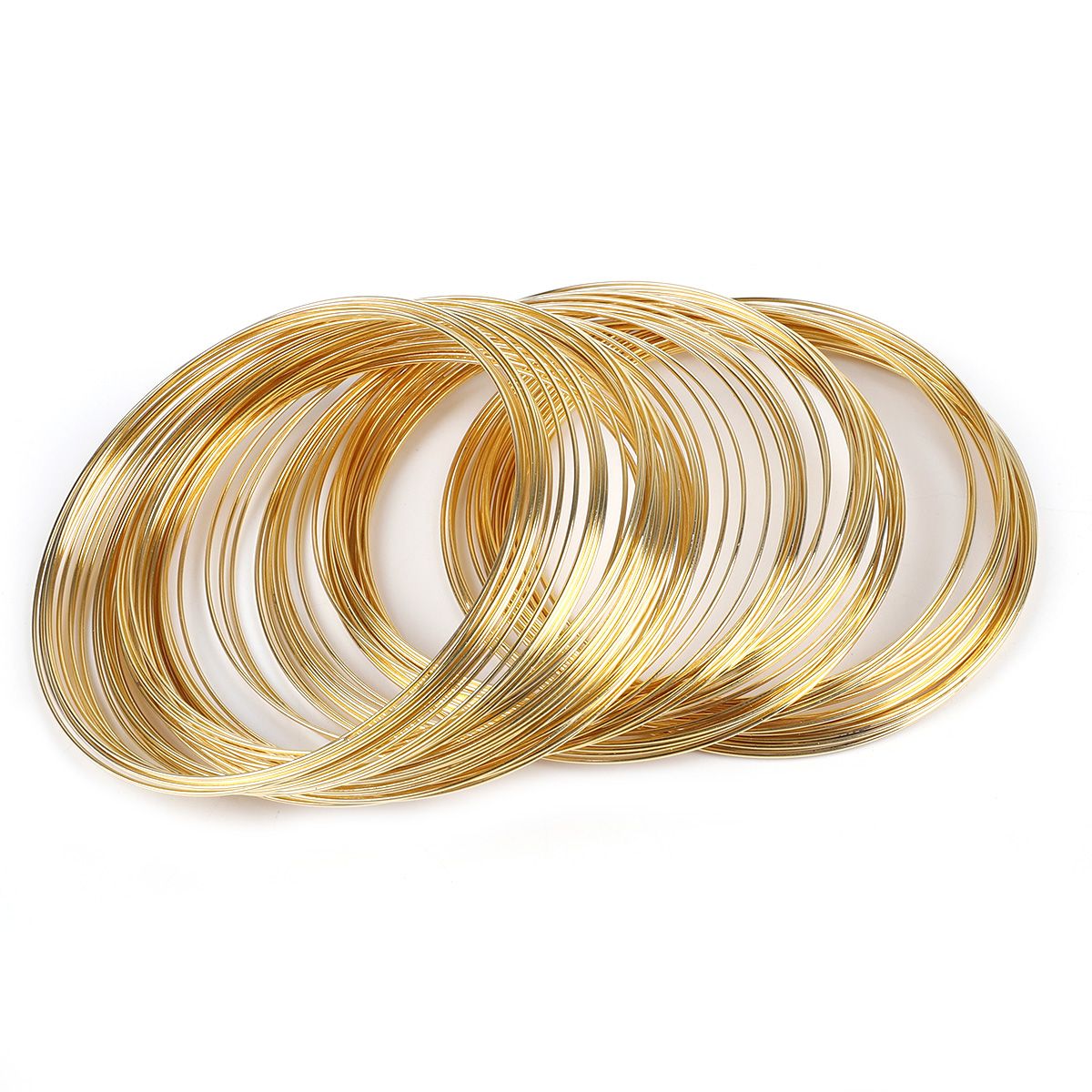 100Loops 0.6mm Memory Beading Steel Wire Beading Wire For DIY Jewelry Findings Bangle Bracelet Making