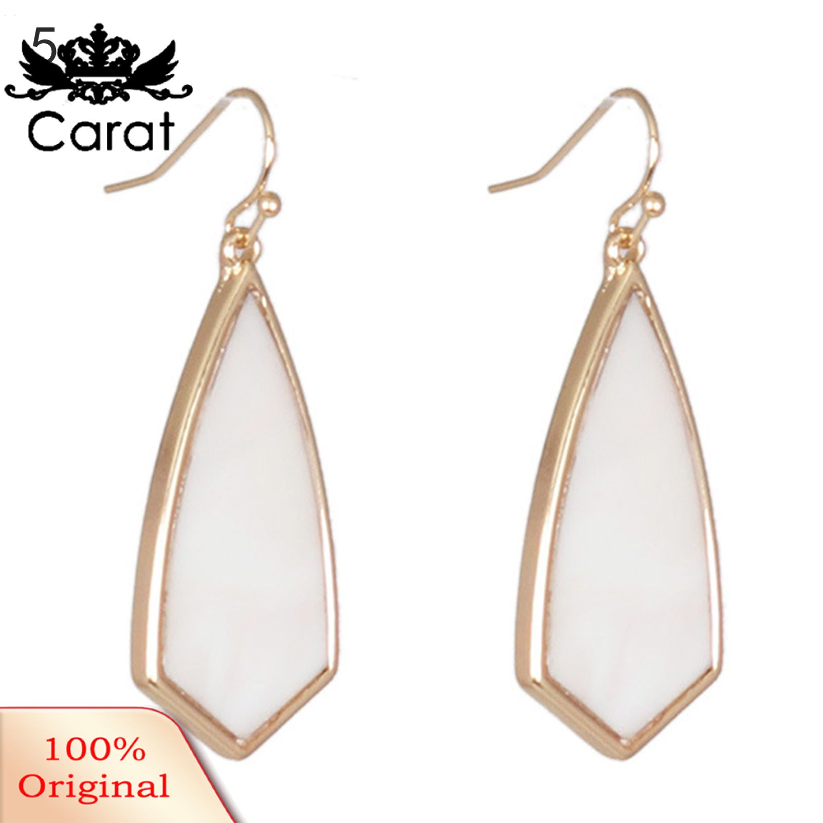 Carat 1 Pair Drop Earrings Simple Delicate Alloy Leopard Print Geometric Women Hook Earrings for Dating