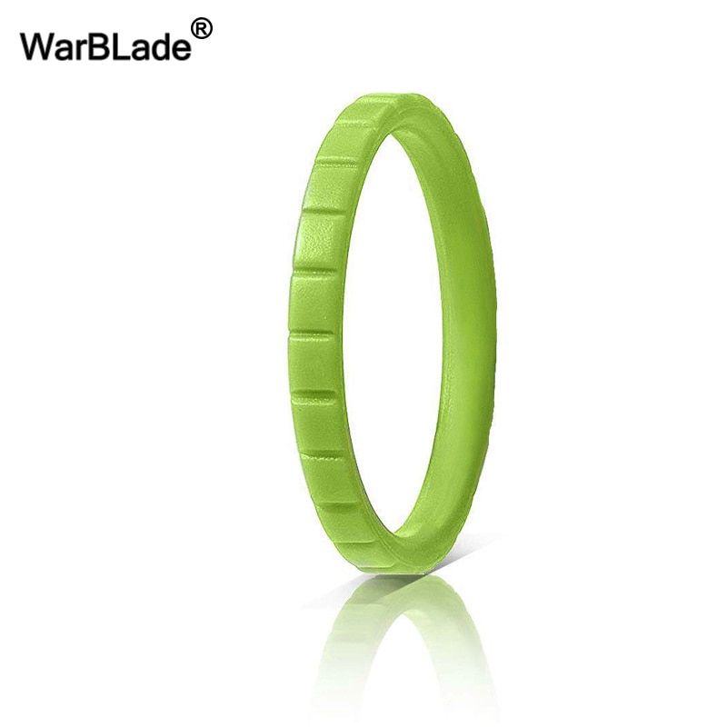 WarBLade 2019  Crossfit Flexible Silicone Ring Food Grade FDA Silicone Finger Ring For Women Wedding Rings 3mm