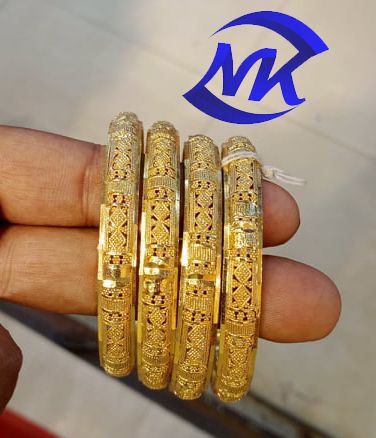 Bollywood Gorgeous Design Gold Plated Bangles For Women- 4 Pcs Set