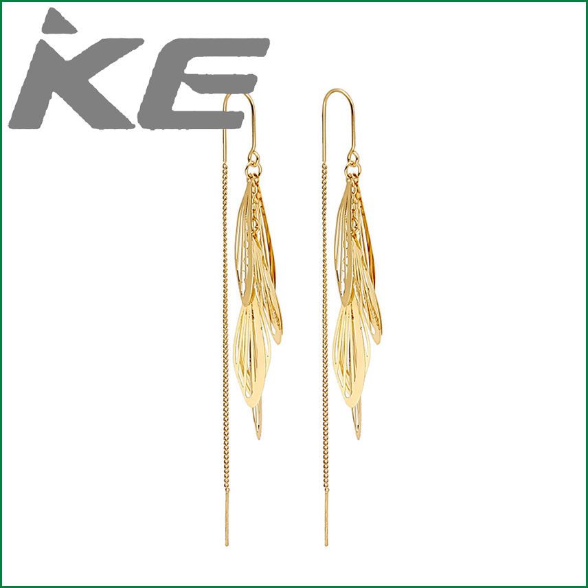 Dragonfly touch earrings feminine temperament needle anti-lost long tassel ear line for gilrs for women low price