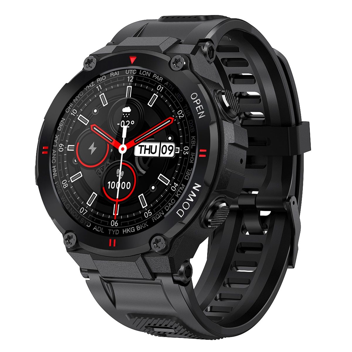 2021 New Product MAX6 Bluetooth Call Blood Pressure Blood Oxygen Heart Rate Pedometer Full Smart Sports Watch