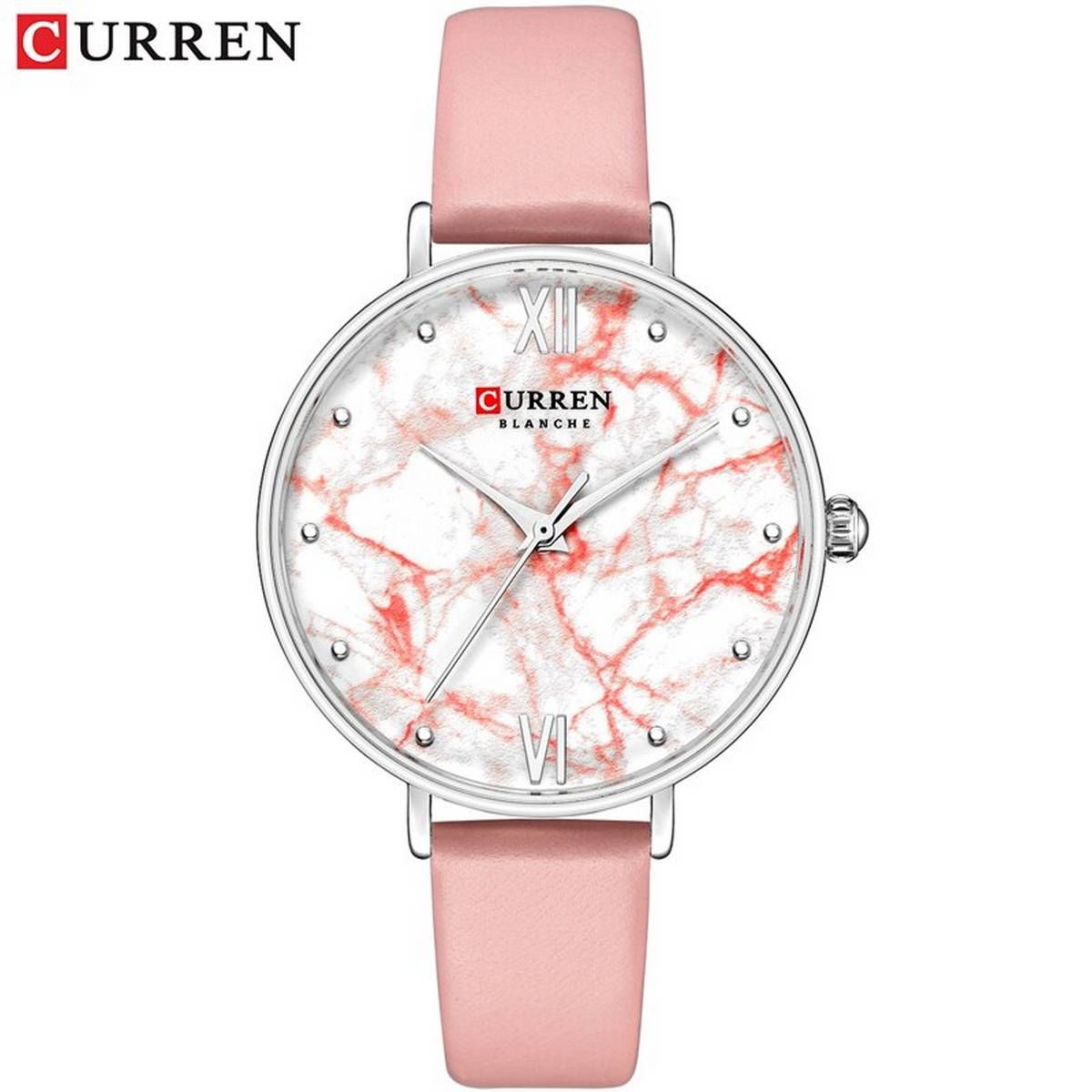 CURREN 9045 Creative Colorful Watches for Women Casual Analogue Quartz Leather Wristwatch Ladies Style Watch bayan 2019