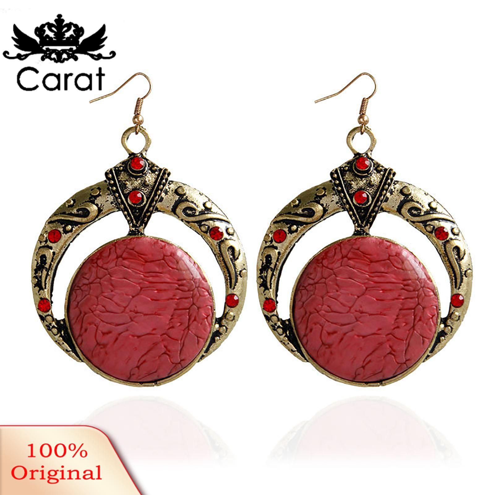 Dangle Earrings Fine Workmanship Bohemia Round Dangle Hook Earrings