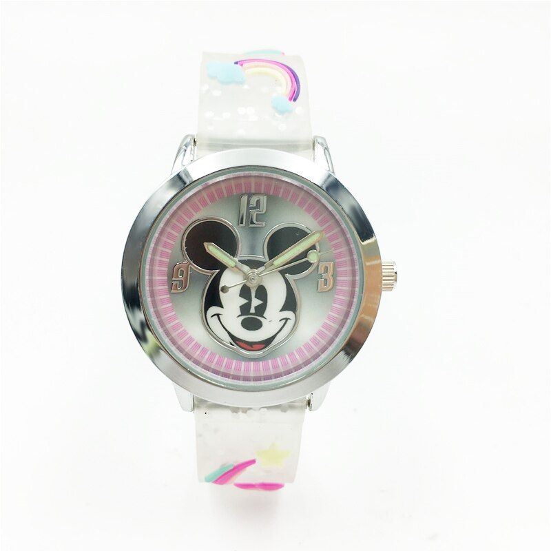 Cute Cartoon Mouse Watch Women Fashion Womens Quartz Watches Silver Stainless Steel Lady Wristwatch Reloj Mujer 2021 Clock