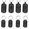 Uni Fashion Jewelry Gift To My Daughter Dad Letter Pendant Tag Neckle Keyring