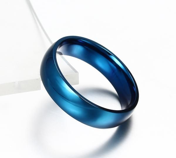 Blue Finger Ring for Men