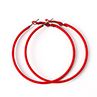 Creative Big Circle Charm Hoop Earrings Candy Color Women Party Jewelry Gifts