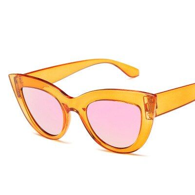 TOSexy Retro Cat Eye Sunglasses Women Small Black White Triangle Vintage Cheap Ladies Sun Glasses Red Female UV400 Fashion Eyewear