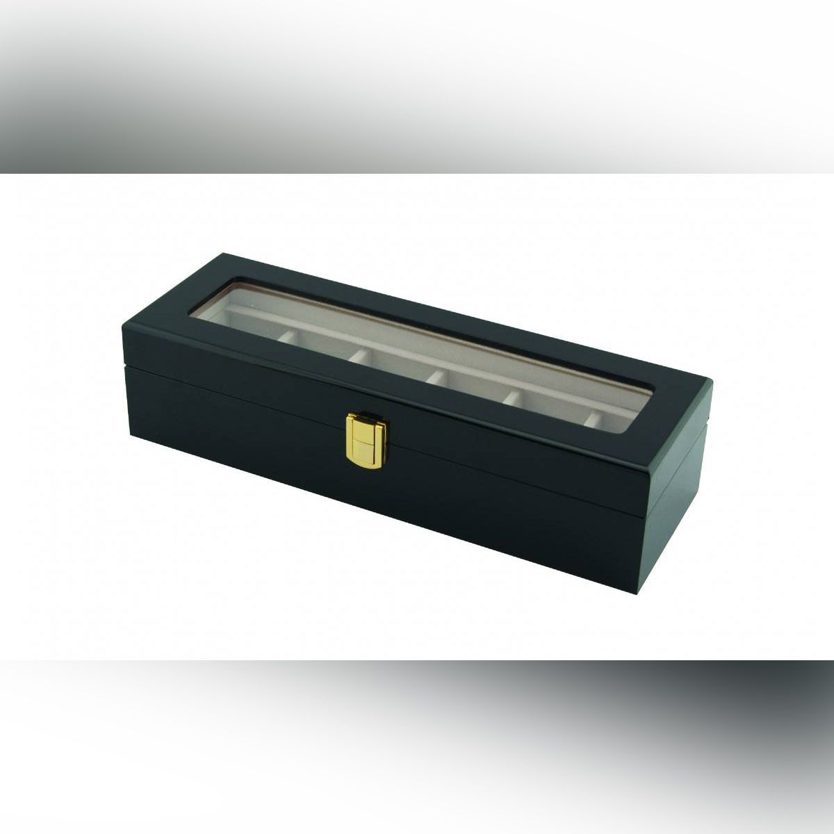 Watch Box for 6 Black Color WB6L