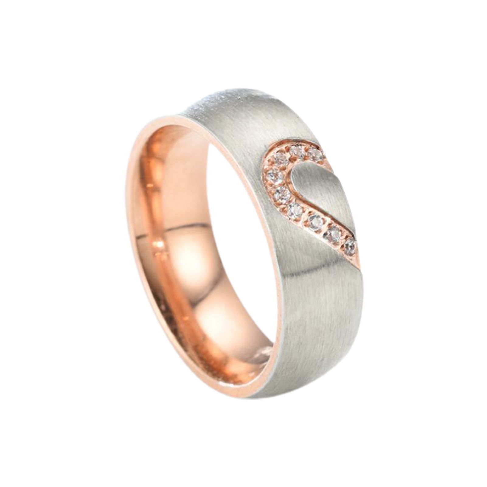 Finger Ring All Match Electroplated Bright Luster Ring