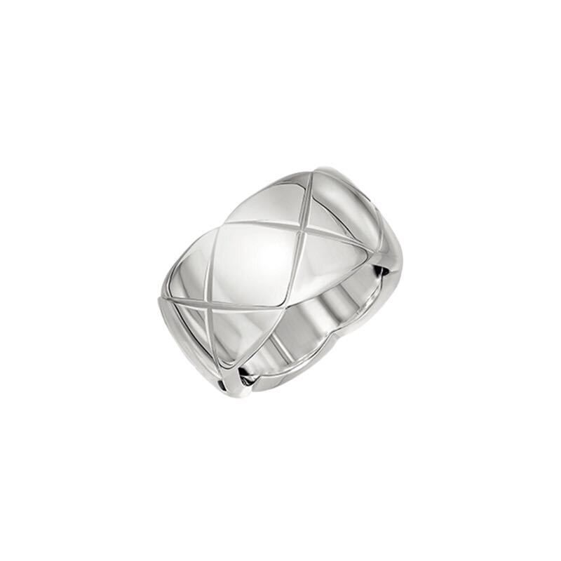 Wavy Rhombus Ring for Men Woman Stainless Steel Gold Silver Color Rings Finger Punk Rock Hip-Hop Male Jewelry US Size 6-8