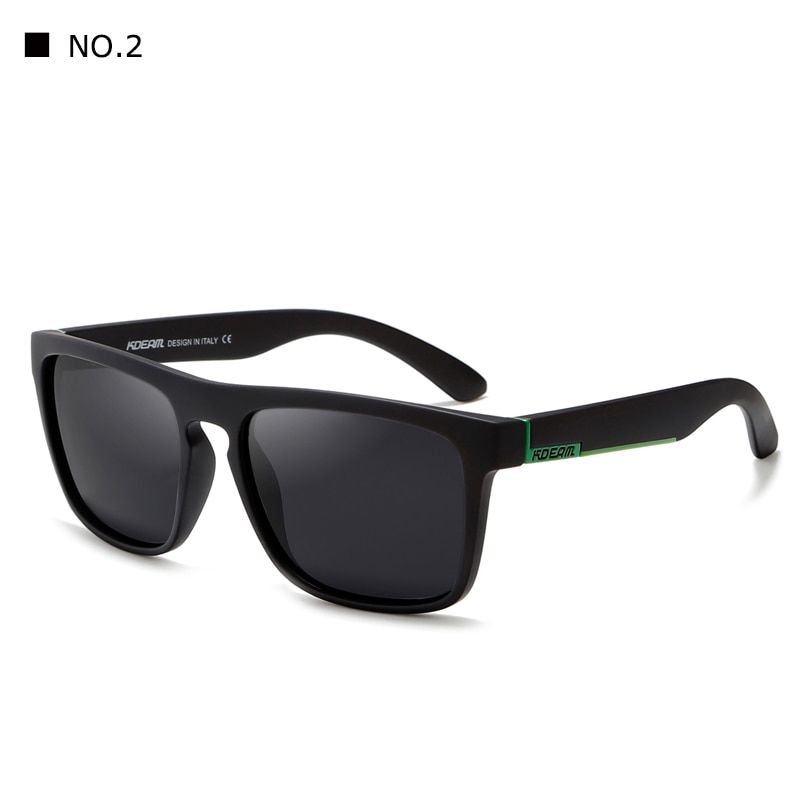 NO2ONLY SUNGLASSESHighly Recommended KDEAM Mirror Polarized Sunglasses Men Square Sport Sun Glasses Women UV gafas de sol With Peanut Case KD156
