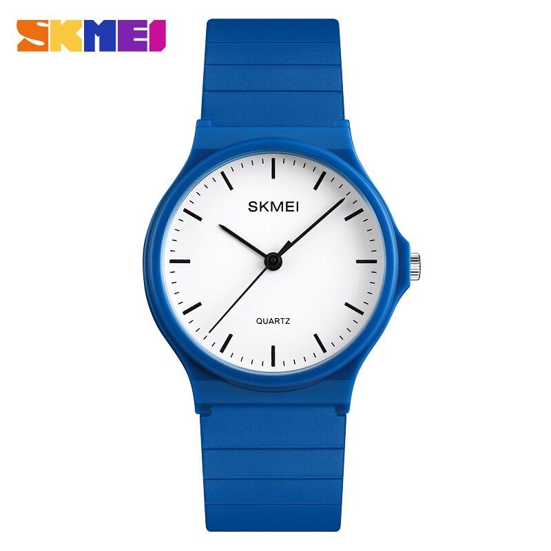 【BestGO】SKMEI Men Women Watches Simple Design Personality Teens 3bar Waterproof Quartz Wristatches Ladies Mes Relogio Feminino
