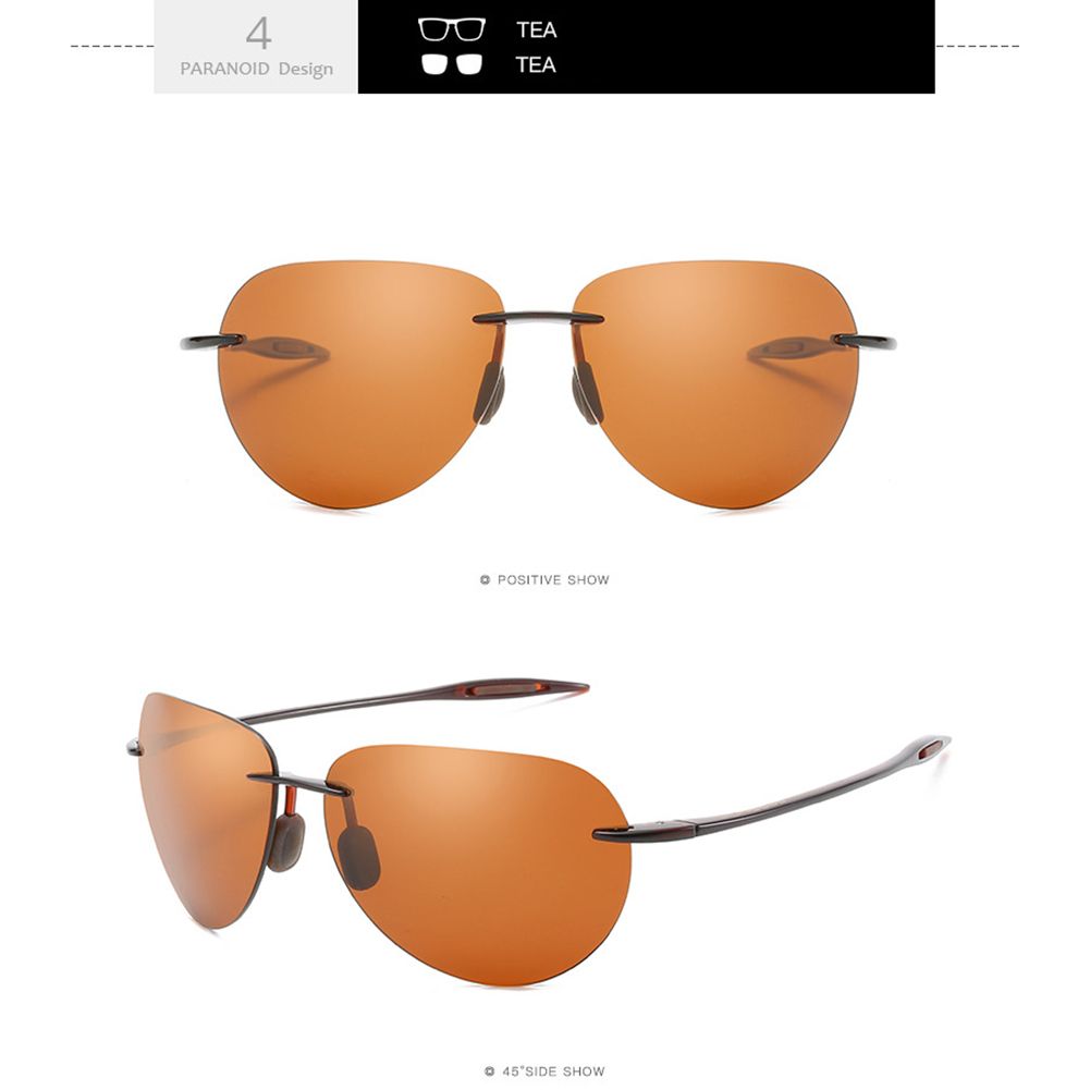 Yfashion Men Fashion Outdoor Sports Sunglasses UV400 Riding Fishing Driving UV-proof Sunglasses