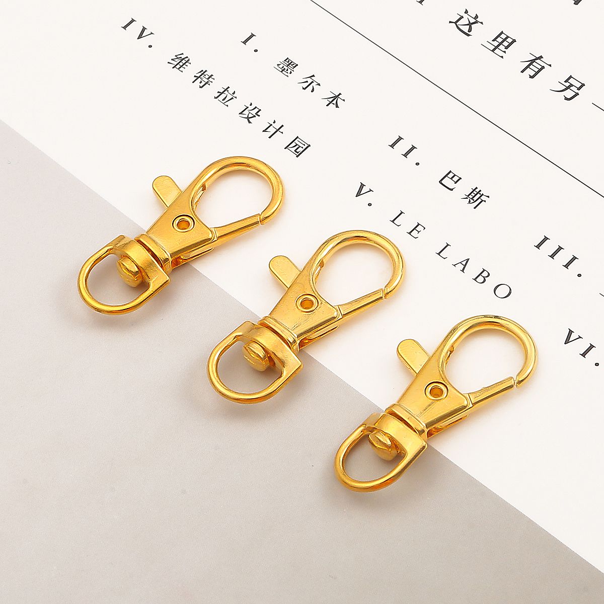 5/20pcs Keychain Alloy Jewelry Making Hooks Clips Lobster Clasp Handmade Accessories