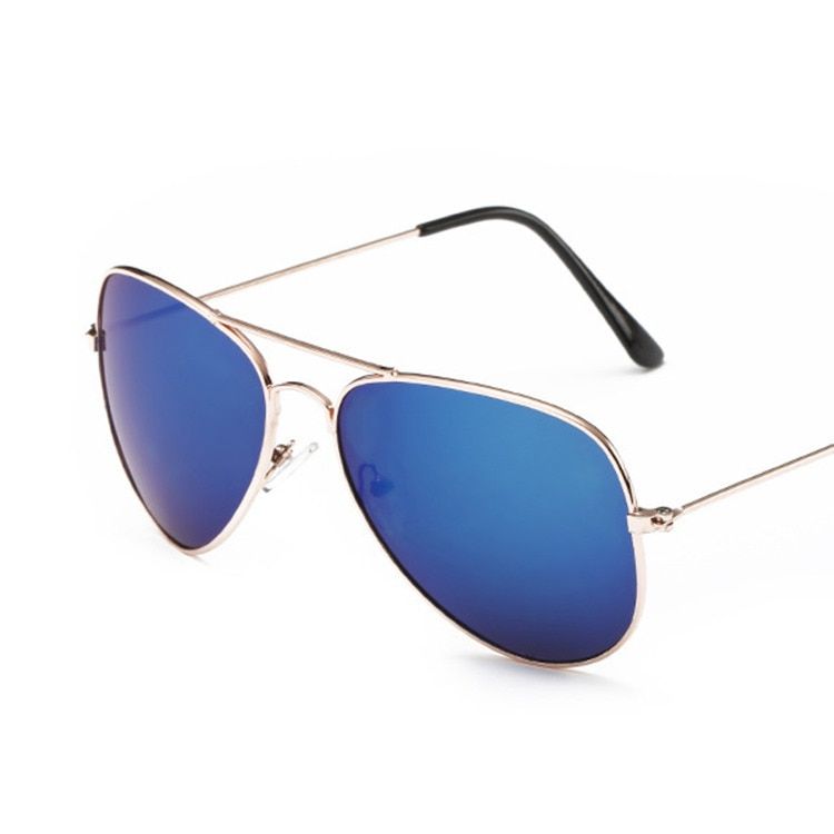 Vintage Women's/Men Sunglasses Classic Brand Design Aviation Sun Glasses Female Male Colorful Clear Mirror Outdoor Oculos