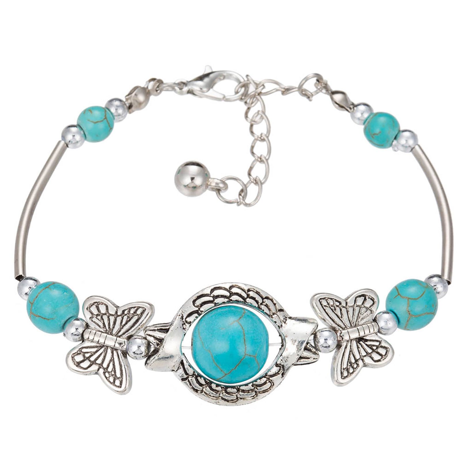 Uni Brelet Wear Resistant Turquoises Beads Men Women Brelet