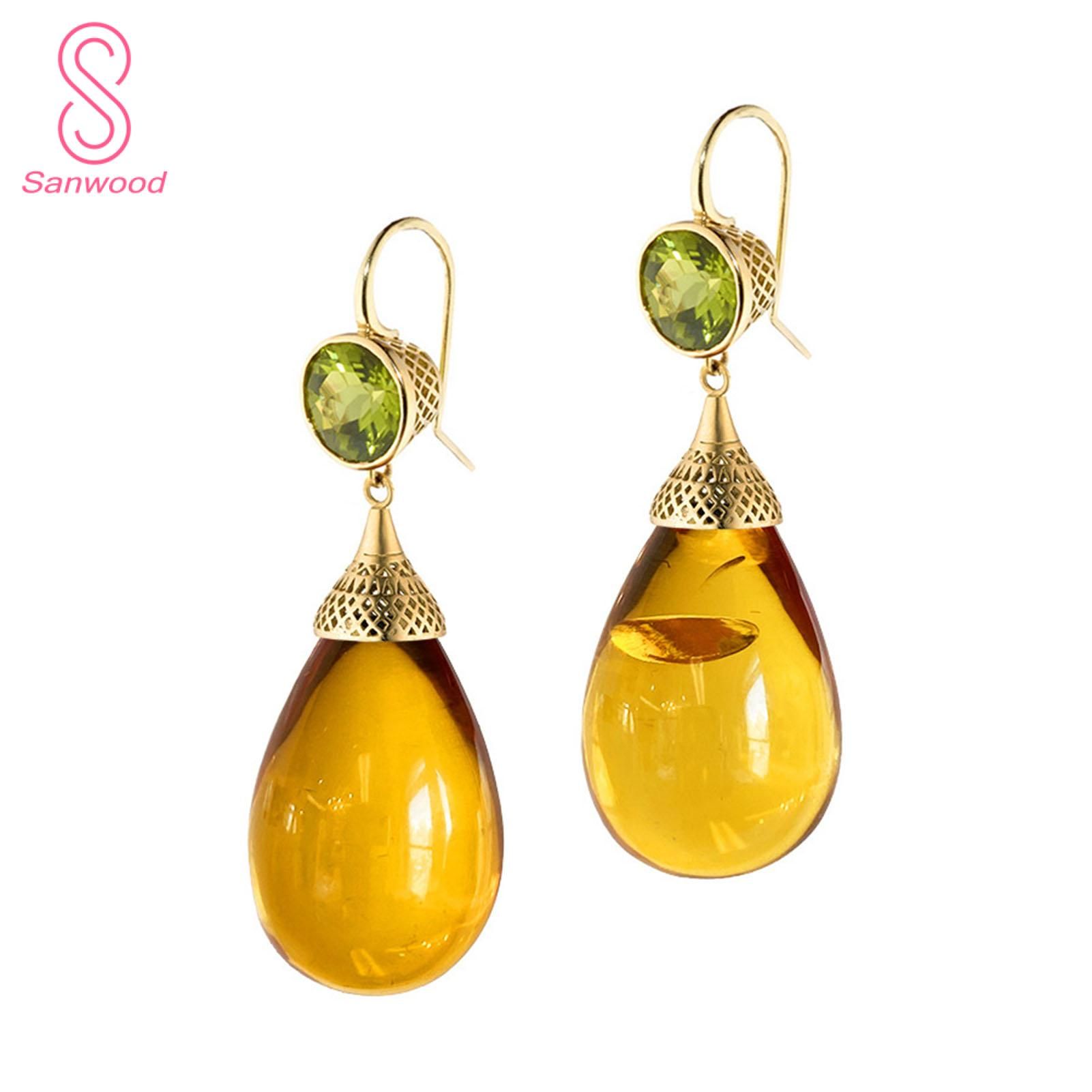 Dangle Earrings High-end Retro Style Electroplated Drop Earrings