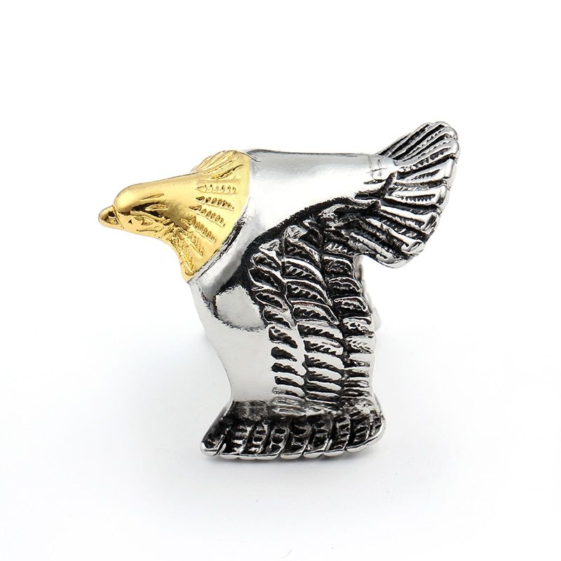 Punk Gothic Animal Men Ring Wolf Head Eagle Snake Shape  FInger Rings For Men Women Jewelry  gifts