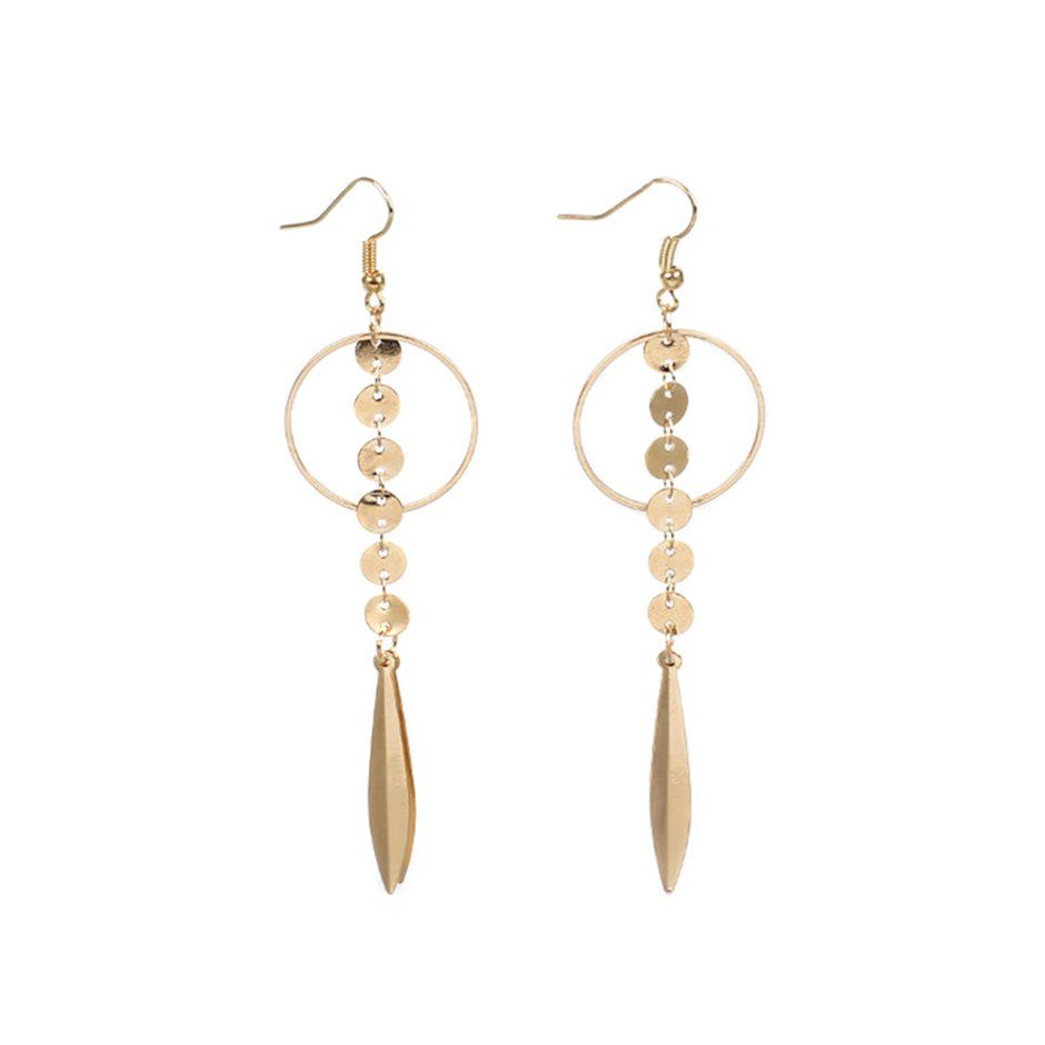 Women Girls Earrings Metal Alloy Temperament Ear Exquisite Earrings YR360