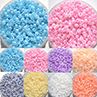 1200 Pcs 2mm Round Glass Loose Sper Beads DIY Jewelry Finding Craft Making Kit