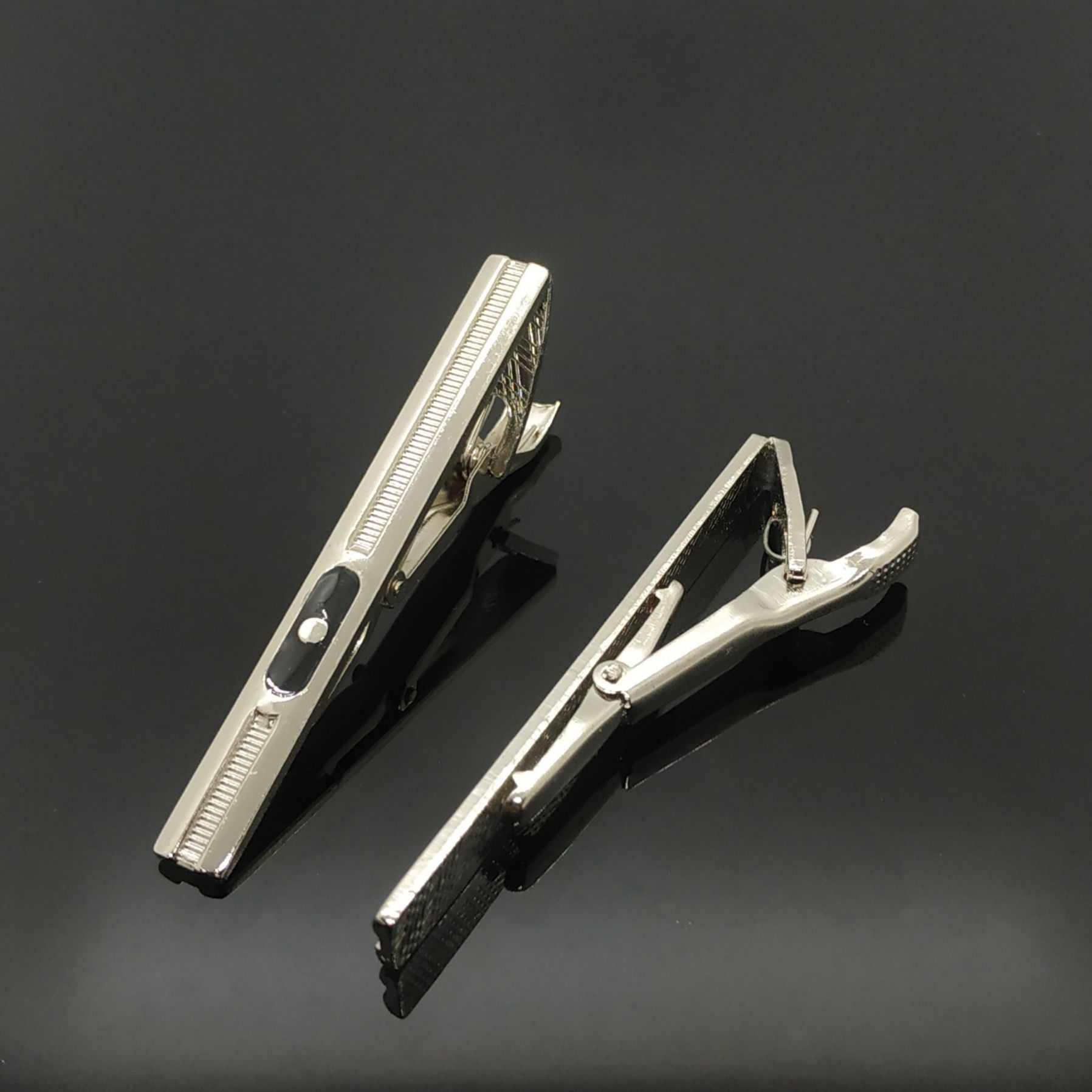 Silver color metal tie clip for man, tie clip for man