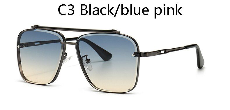 2A102 C32020 HighQuality Luxury brand design Fashion Classic Mach Six Style Gradient lens Sunglasses unisex Drive Vintage Sunglasses UV