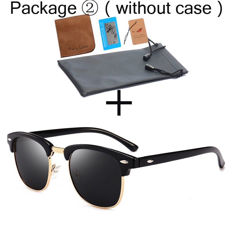 black-black-2UV400 Polarized men women Sunglasses 3016 Classic fashion retro Brand Sun glasses Coating Drive Shades gafas De Sol Masculino