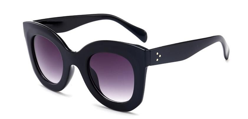 C1New Fashion Cat Eye Sunglasses Women Brand Designer Vintage Gradient Cat Eye Sun Glasses Shades For Women UV400