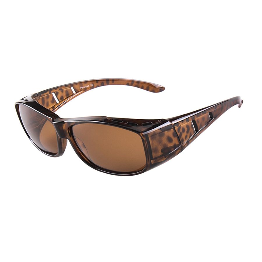 Outdoor Sports Special Myopia Mirror Anti-Sand Glasses Optical Polarized Sunglasses Sunglasses Brown