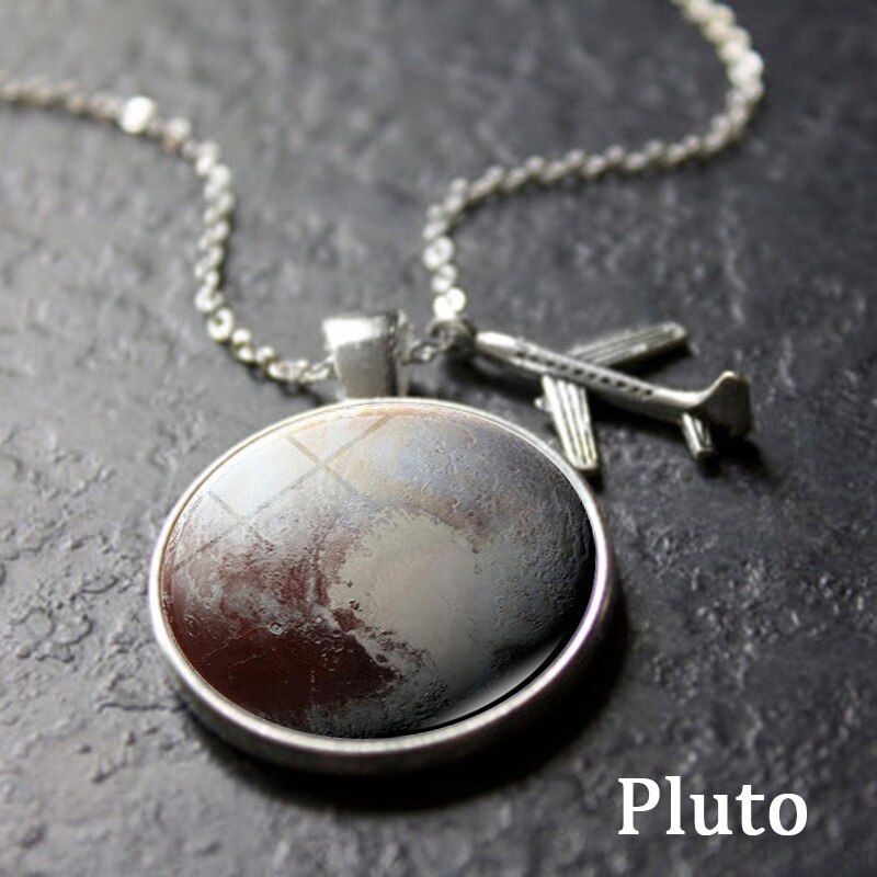 XUSHUI XJ Vintage World Map Necklace Travel Explore Discover Glass Dome Cabachon Plane Charm Pendant Necklace Men Women Gifts