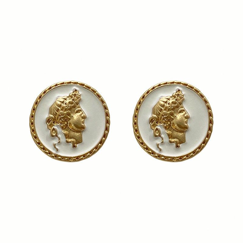 Ins Girl Fashion Head Earrings