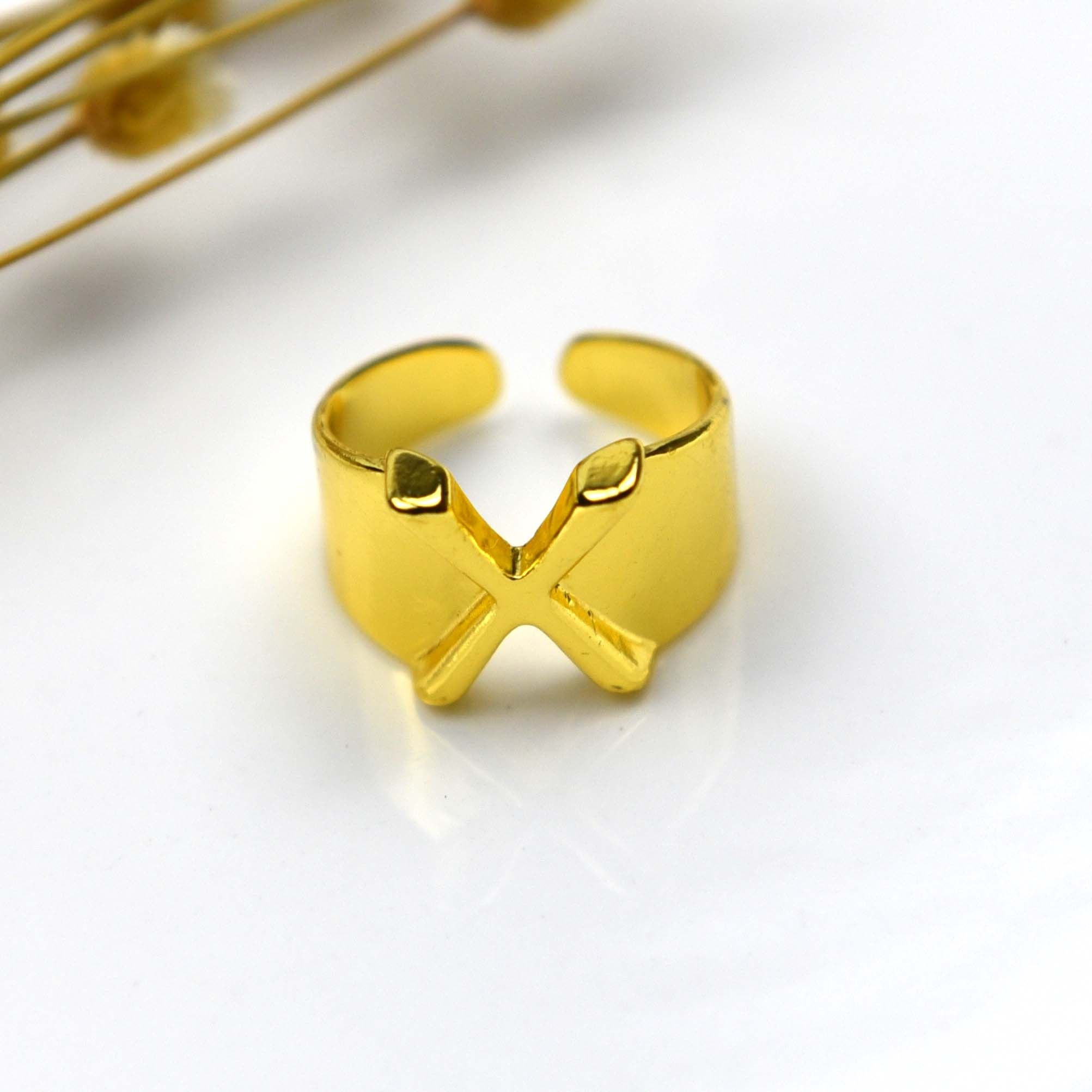 Fashion English Letter A-Z Rings Open Size Initial Alphabet Ring Lovers Friends Best Gifts Party Engagement Wedding Jewelry