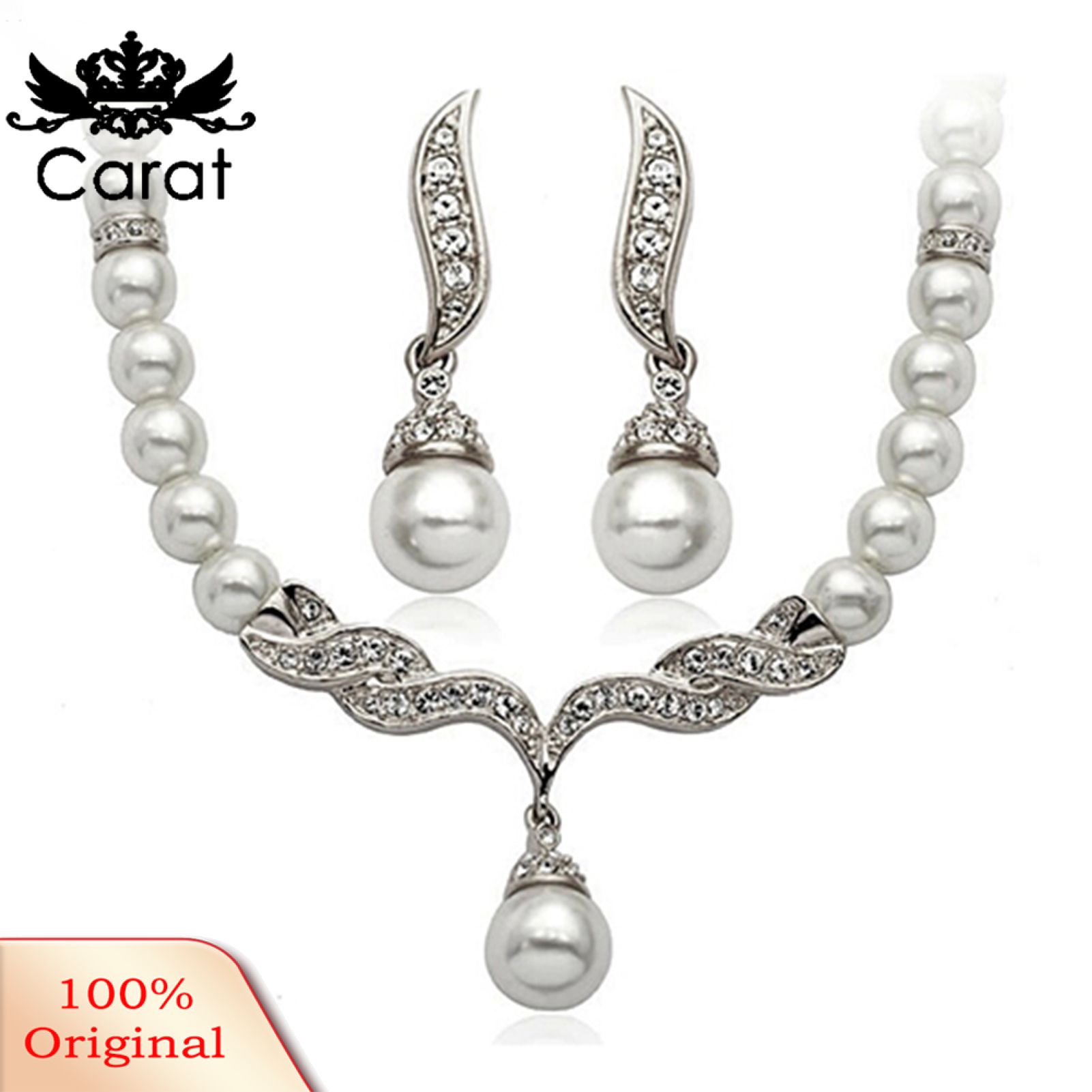Neckle Earrings Set Lightweight Fashion Neckle Studs Set