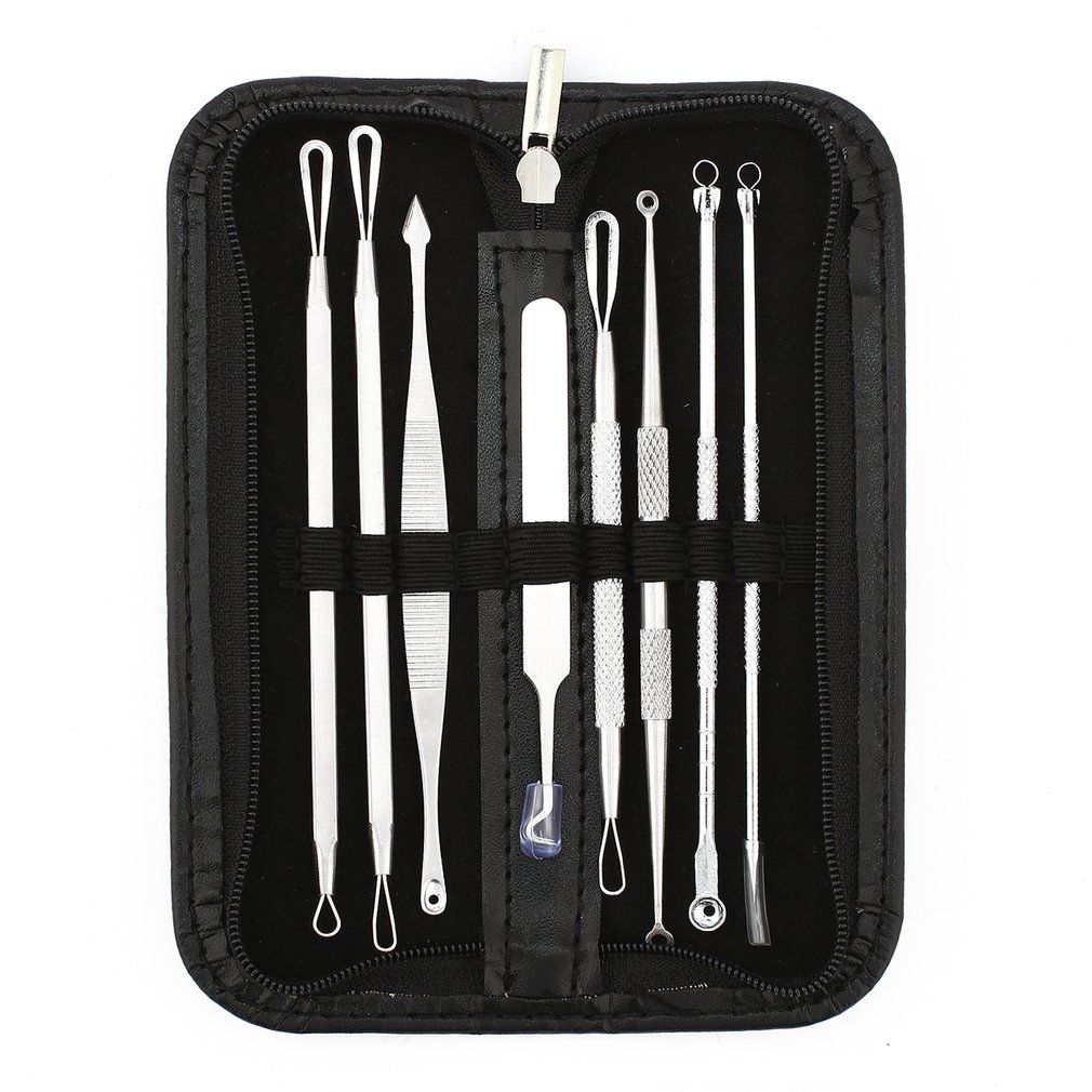 8 Pcs Blackhead Remover Tool set Pimple Acne Needle Blackhead Extractor Tool