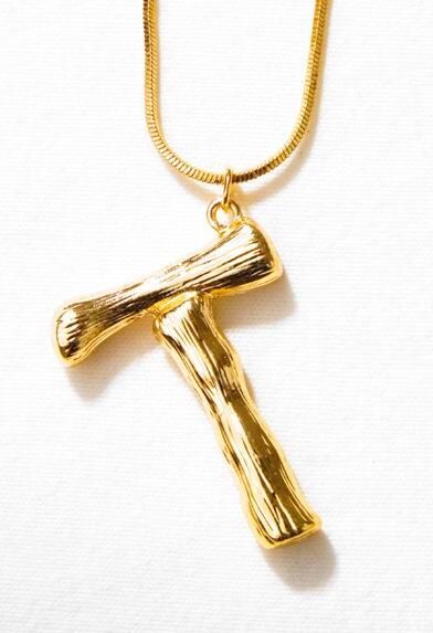 2019 New Big Letter Necklace Women Statement Gold Color Alphabet Long Necklace Trendy Jewelry Best Friend Gift Pendants Bijoux