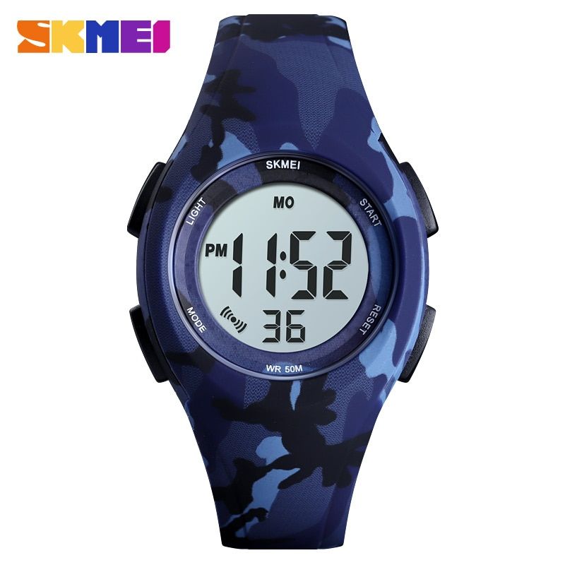 SKMEI Sport Kids Watches Digital Watch Fashion More Colors Watch Children 5bar Waterproof Luminous Display montre