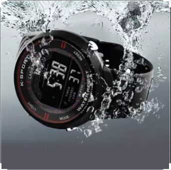 NEW LASIKA W-F110 Water Resistance/ Waterproof Silicon Digital Watch for Men