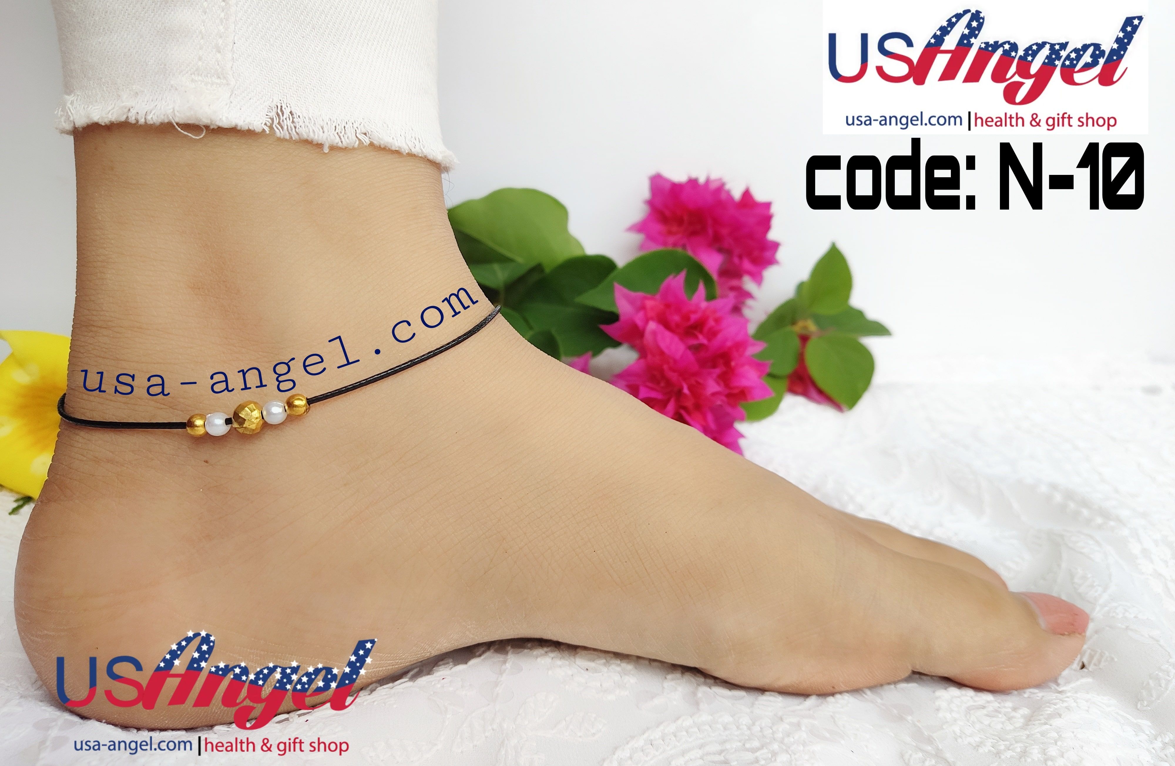 Anklet for women girl payel nupur indian metal china thread with adjustable knot পায়েল নূপুর