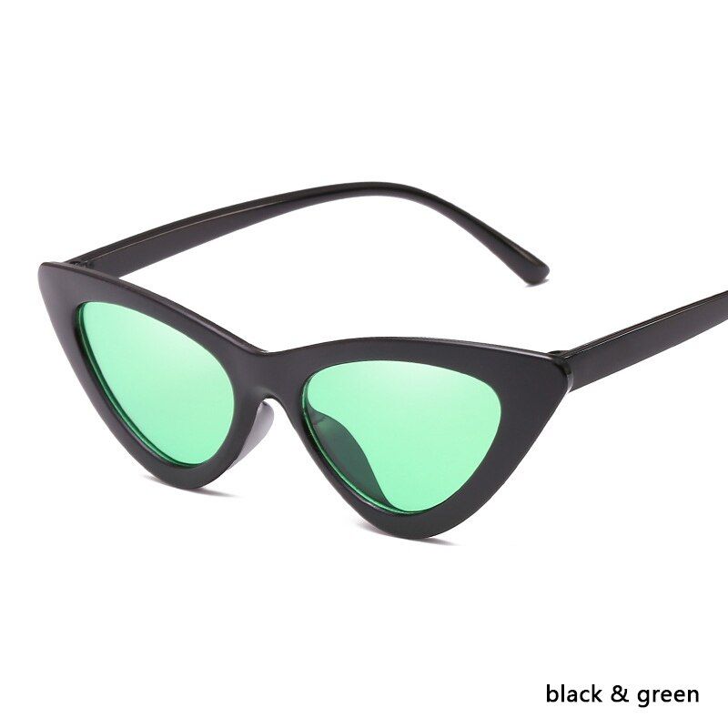 4Fashion Design Cat Eye Sunglasses Wrap Sun Glasses Women Eyewear Ladies Sunglasses Triangle Shape Glasses UV400 Glasses