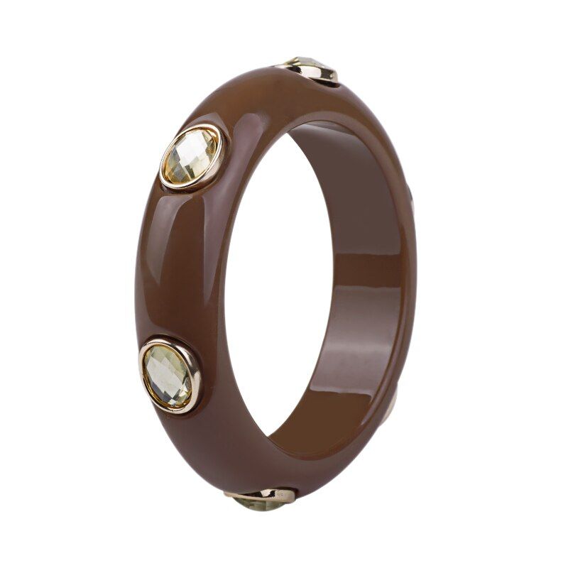 Guanlong Vintage Fashion Resin Cuff Bracelets Bangles for Women Crystal Metal Acrylic Wide Geometric Bracelets Charm Jewelry