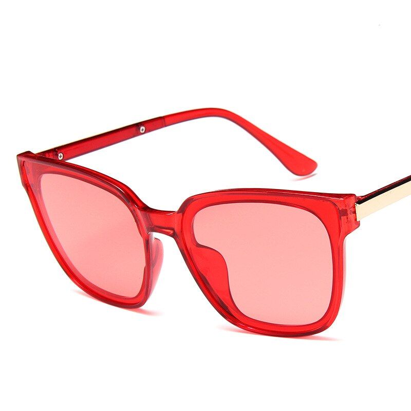 C42019 fashion square sunglasses women's brand designer luxury classic retro black yellow sun glasses men's oculos gafas UV400