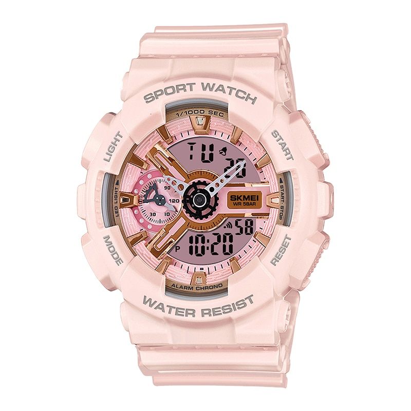 SKMEI Fashion Digital Watch Men Women Shockproof Waterproof Dual Wristwatches LED Chrono Alarm Clock Mens Watches Cool Hour