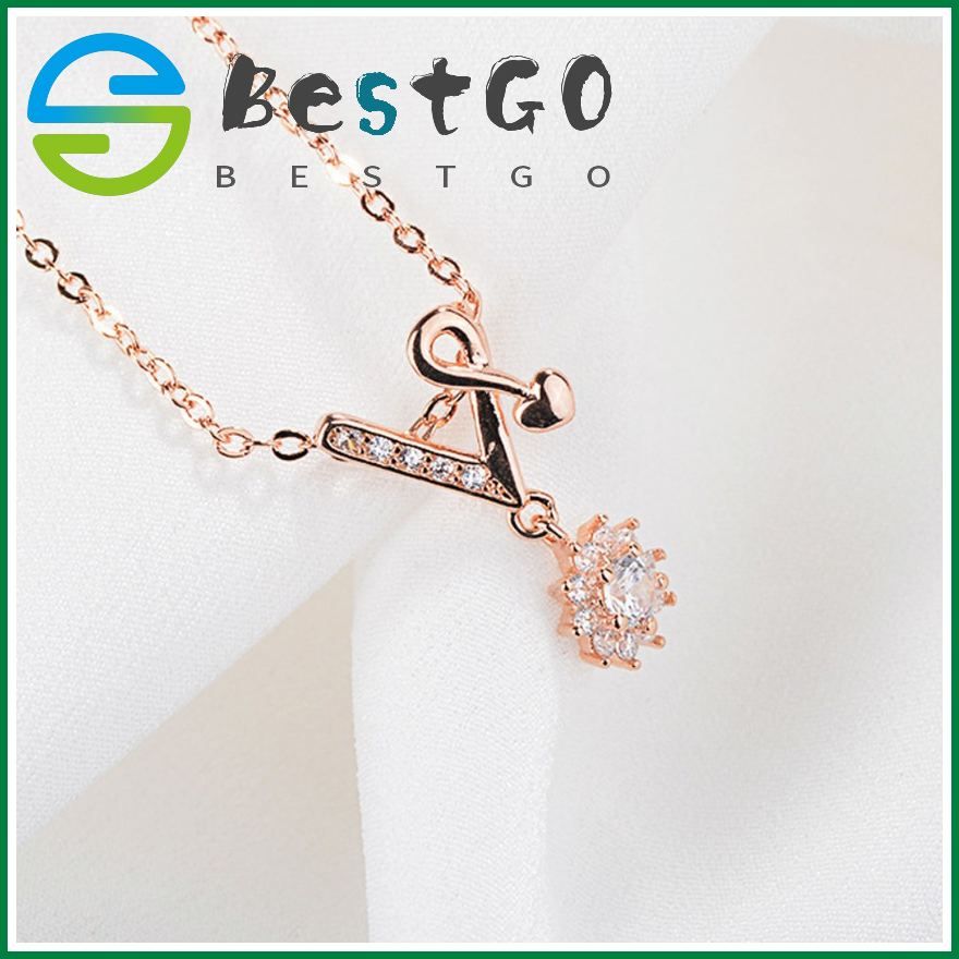 Korean Temperament Sunflower Letter Pendant Necklace Fashion Necklace Simple Temperament Clavicle Chain